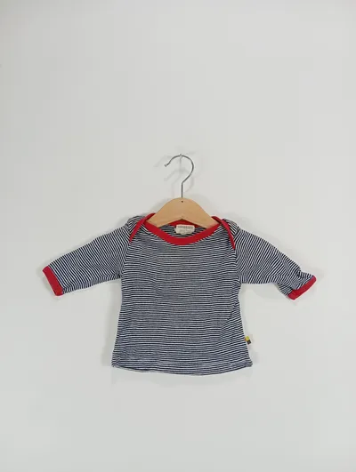 loud + proud Baby Body gestreift Mehrfarbig Gr. 50x56 Baumwolle