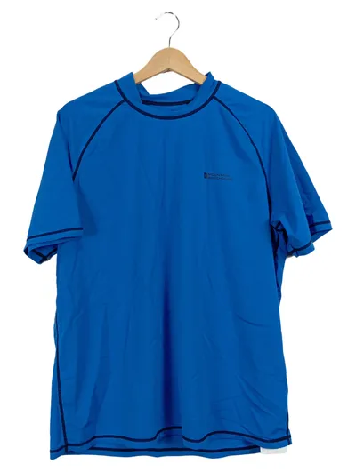 Mountain Warehouse Herren Rash Vest Shirt Blau XXL Sportshirt