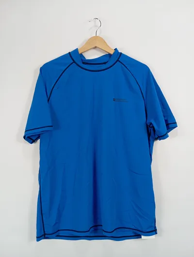 Mountain Warehouse Herren Rash Vest Shirt Blau XXL Sportshirt