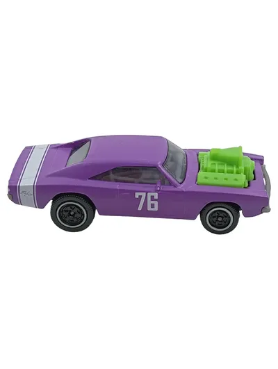 Dickie Toys Muscle Car Dodge Charger Lila Nr. 76 Spielzeugauto 1:66