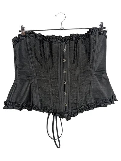Cottelli Collection Bustier Korsett Damen Gr. 48 Schwarz Elegant