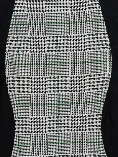 Marc Cain Damen Etuikleid Business Karomuster Kurzarm Gr. 42/XL