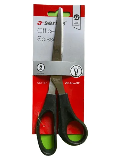 EOSA Bastelschere AS1157 Büroschere Schwarz 20,4cm