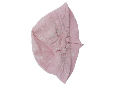 Armani Baby Mädchen Hut Gr. S Pink Blumenmuster Baumwolle