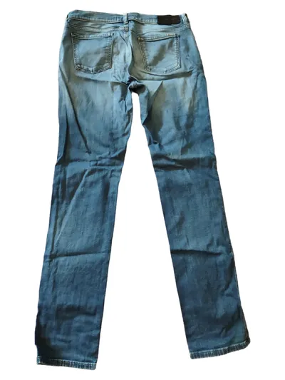 HUGO Herren Jeans Straight Leg Gr. 32 Blau Casual