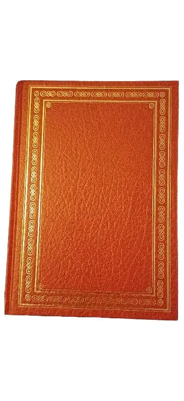 Bildband Hardcover Lederoptik Rotbraun Goldprägung Vintage Buch Sammlerstück