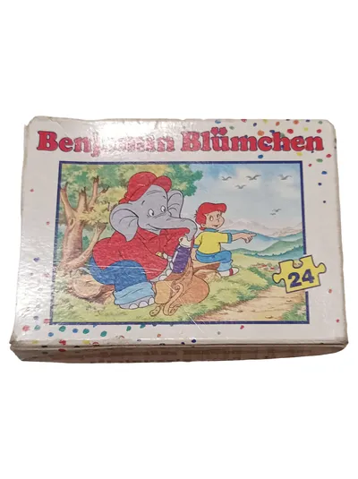 Benjamin Blümchen Puzzle 24 Teile Kinderpuzzle Elefant Vintage