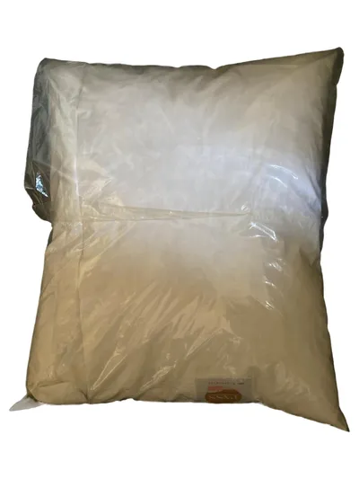 Otto Keller Dekokissen 50x50cm Weiß Baumwolle Feder Basic Kissen