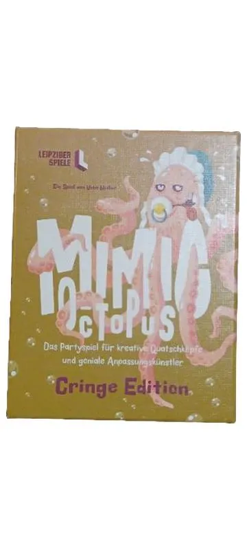 Mimic Octopus Cringe Edition Partyspiel Leipziger Spiele NEU