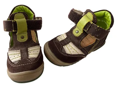 Däumling Sandalen Kinder Schuhe Größe 20 Braun Klettverschluss Praktisch
