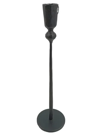 House Doctor Kerzenhalter Metall Zylindrisch Schwarz Modern 25cm