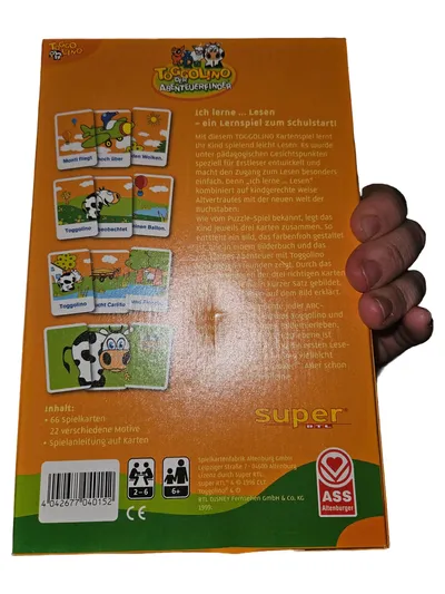 ASS Altenburger Toggolino Ich lerne Lesen Lernspiel Kartenspiel ab 6 Jahre