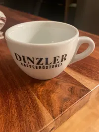 DINZLER Espressotasse mit Unterteller Weiß Porzellan 2tlg. 3