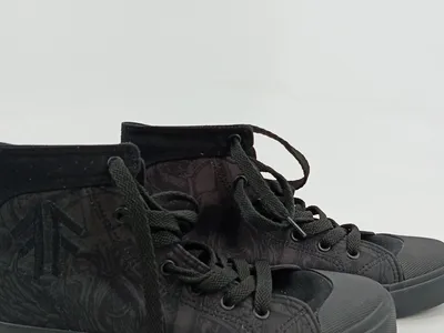 Amon Amarth Herren Sneaker High Gr. 39 Schwarz Streetwear Schuhe