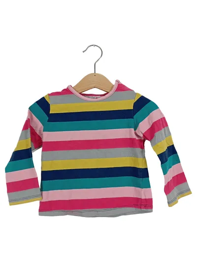 Boboli Kinder Langarmshirt gestreift Mehrfarbig Gr. 18 Monate / 86 Casual