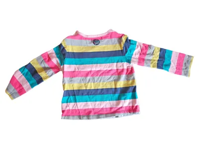 Boboli Kinder Langarmshirt gestreift Mehrfarbig Gr. 18 Monate / 86 Casual