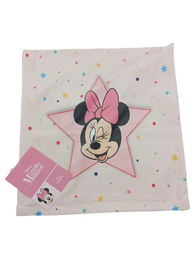 Disney Minnie Mouse Kissenbezug 40x40 cm Rosa Sterne Kinderzimmer Deko
