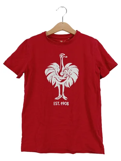 Engelbert Strauss Kinder T-Shirt Rot Gr. 134/140 Casual Logo