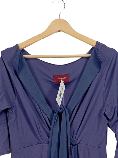 Tiffany Rose Wickelkleid Damen Blau Elegant Festlich Midikleid Gr. 38/M