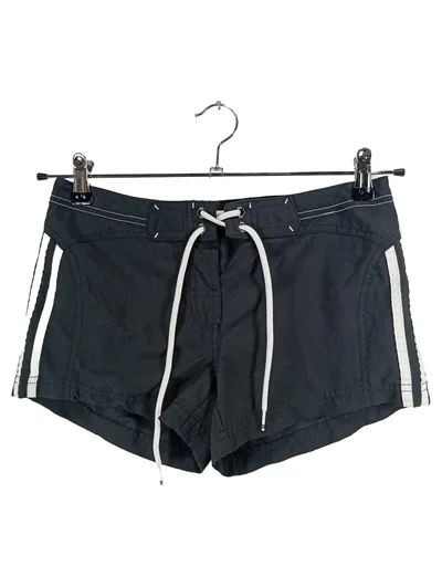 Adidas Damen Badeshorts Gr. 34/XS Schwarz Weiß Streifen Sportlich