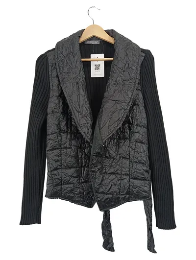 Tendresse Damen Strickjacke Steppweste Schwarz Einheitsgröße