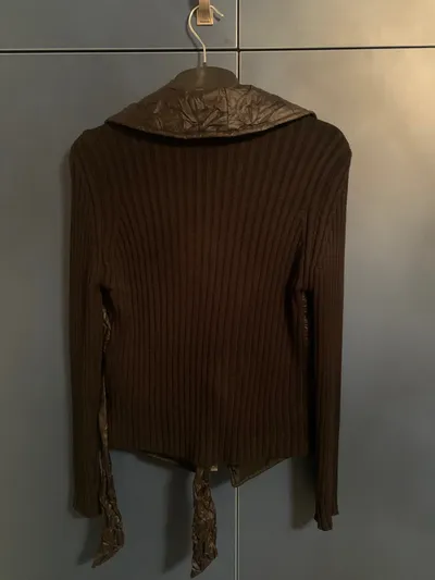 Tendresse Damen Strickjacke Steppweste Schwarz Einheitsgröße