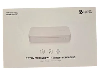 Samsung GP-TOU020SABWW UV Sterilisationsgerät kabelloses Laden Weiß