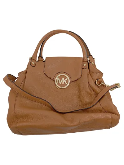 Michael Kors Henkeltasche Damen Leder Braun Elegant Handtasche