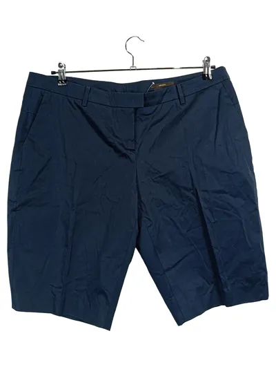 Windsor Damen Stoffhose Bermuda Shorts Slim Fit Blau Gr. 46
