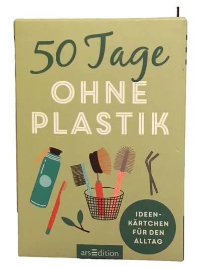 arsEdition 50 Tage ohne Plastik Kartenspiel Ideen Kärtchen Alltag Nachhaltigkeit