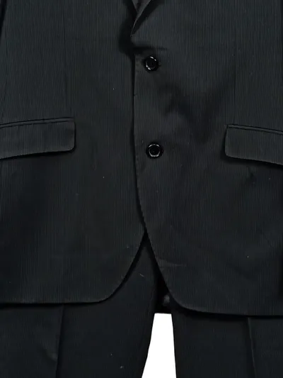 POLICKE HERRENKLEIDUNG Anzug Herren Gr. 48/M Schwarz Business Polyester