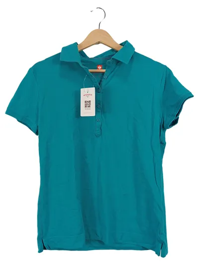 Engelbert Strauss Damen Poloshirt Gr. 40/L Türkis Sportlich