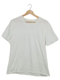 HUGO BOSS Herren T-Shirt Gr. L Weiß Basic Rundhals Baumwolle Logo 1