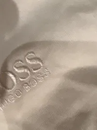HUGO BOSS Herren T-Shirt Gr. L Weiß Basic Rundhals Baumwolle Logo 3