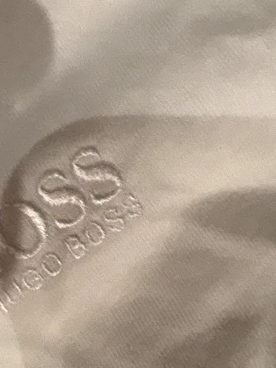 HUGO BOSS Herren T-Shirt Gr. L Weiß Basic Rundhals Baumwolle Logo 3
