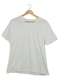 HUGO BOSS Herren T-Shirt Gr. L Weiß Basic Rundhals Baumwolle Logo 5