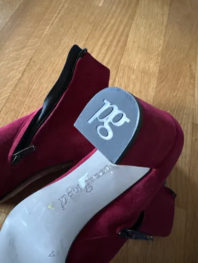 Paul Green Damen Stiefeletten Rot Gr. 37 Elegant Reißverschluss