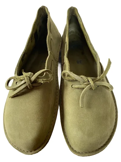 Loints of Holland Damen Slipper Gr. 38 Oliv Leder Komfortabel Mokassin