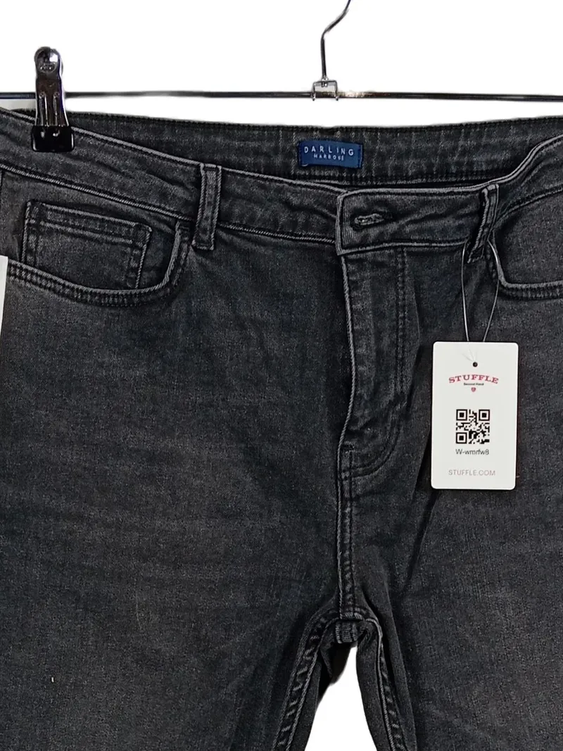 Darling Harbour Herren Jeans Slim Fit Grau Gr. 40 Modern mit Seitenstreifen 2