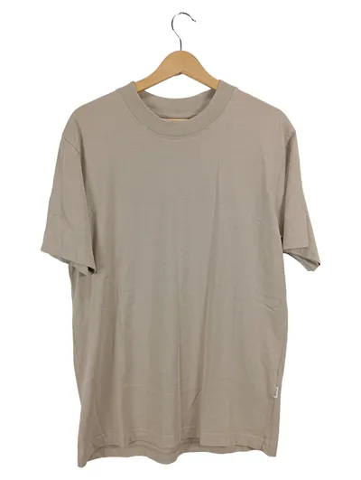 Selected Homme Herren T-Shirt Basic Beige Gr. M Kurzarm Freizeit