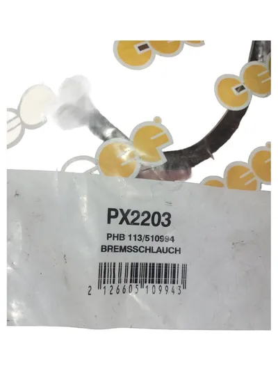 febi bilstein Bremsschlauch PX2203 KFZ Ersatzteil Schwarz