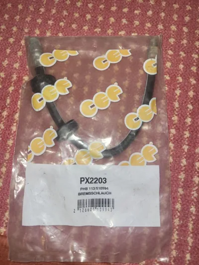 febi bilstein Bremsschlauch PX2203 KFZ Ersatzteil Schwarz