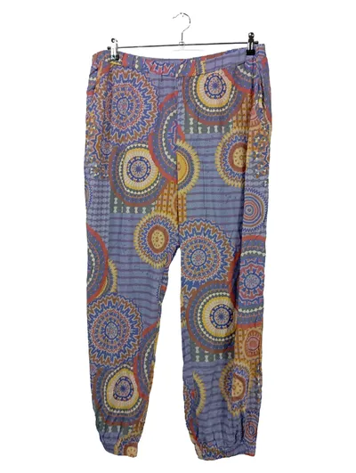 Deerberg Damen Stoffhose Haremshose Bohemian Muster Viskose Gr. XL