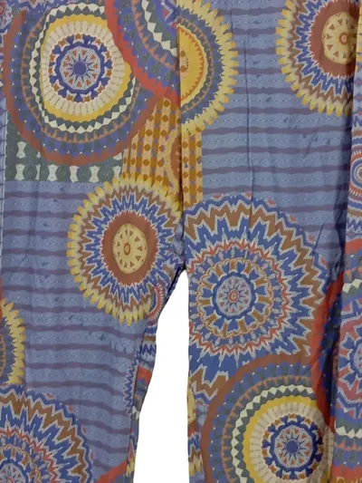 Deerberg Damen Stoffhose Haremshose Bohemian Muster Viskose Gr. XL