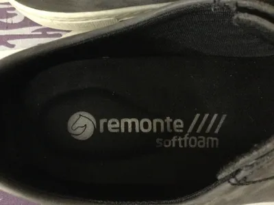 Remonte Damen Sneaker Schnürschuhe Grau Gr. 41 Softfoam Leder Casual