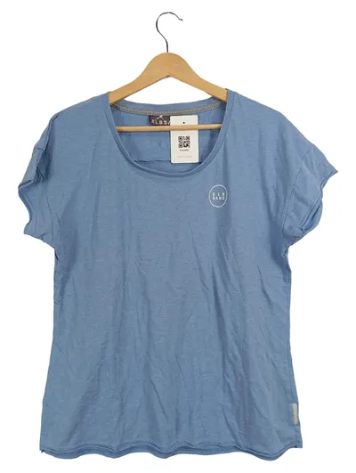 ELBSAND Damen T-Shirt Blau Casual Einheitsgröße