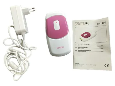 Sanitas IPL 100 SatinSkin Pro Haarentfernungsgerät Weiß Rosa NEU
