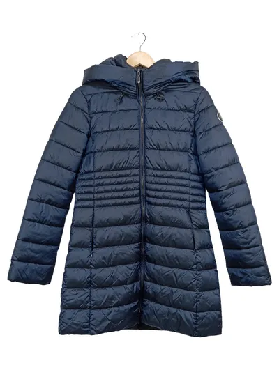 U.S. Polo Assn. Damen Steppjacke Kapuze Blau Gr. XXL Freizeit Casual