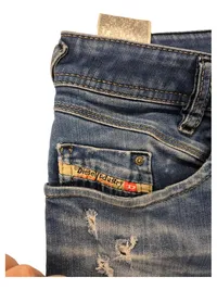 Diesel Herren Destroyed Jeans W31 L30 Blau Used Look Denim Hose 2