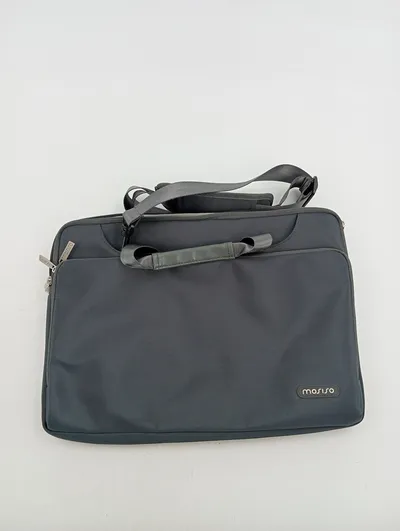 Mosiso Laptoptasche Grau Business Notebook Tasche mit Schultergurt 43x32cm